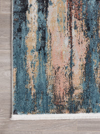 Abstract Painting Teal  Black