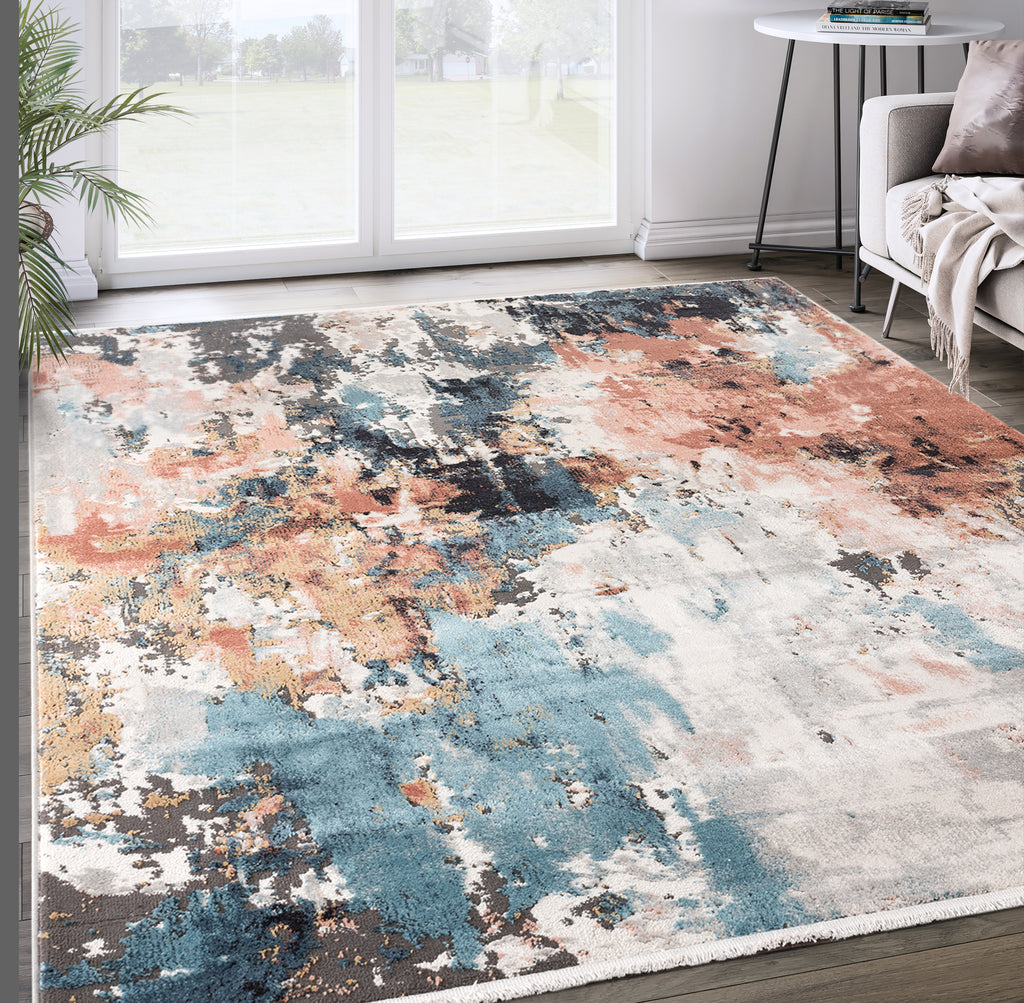 Abstract Copper Grey