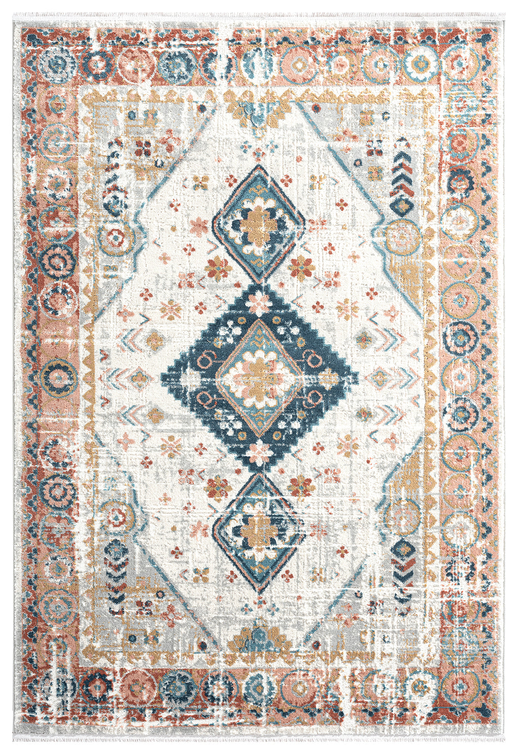 Vintage Orange Medallion