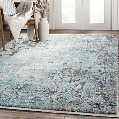 Contemporary Grey Blue