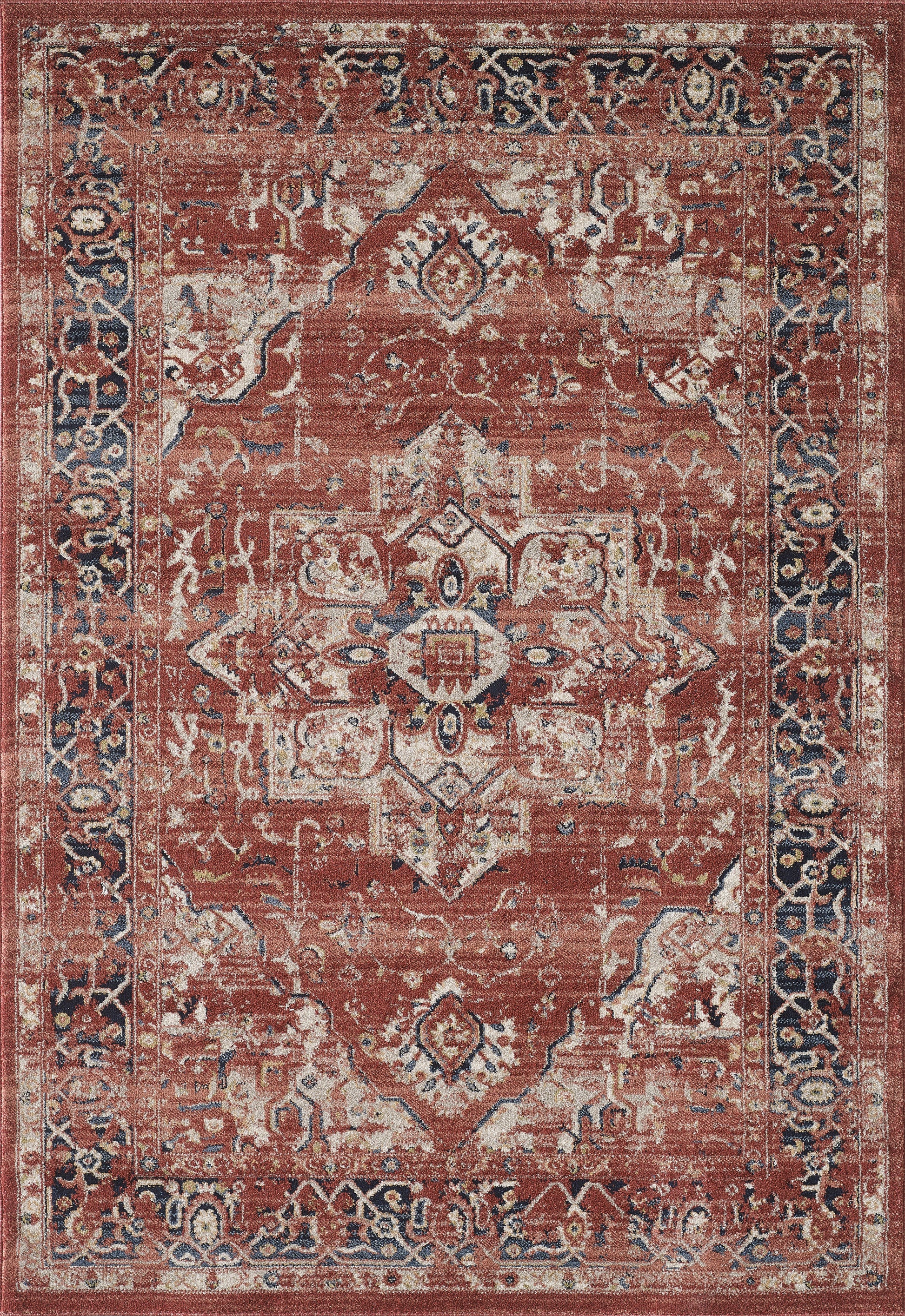 Red Traditional Medallion