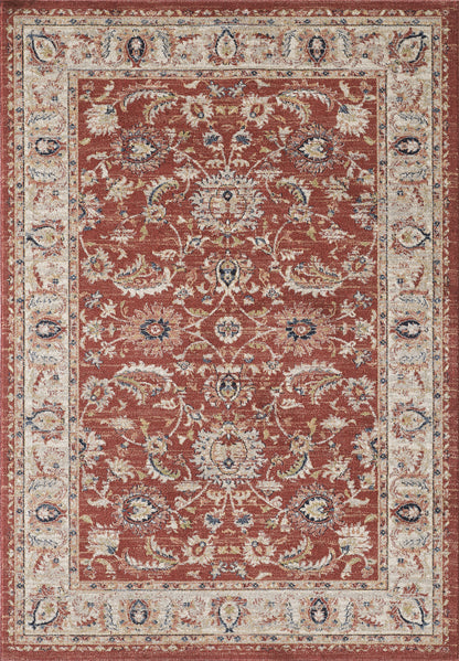 Red Traditional Floral