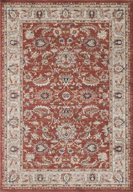Red Traditional Floral
