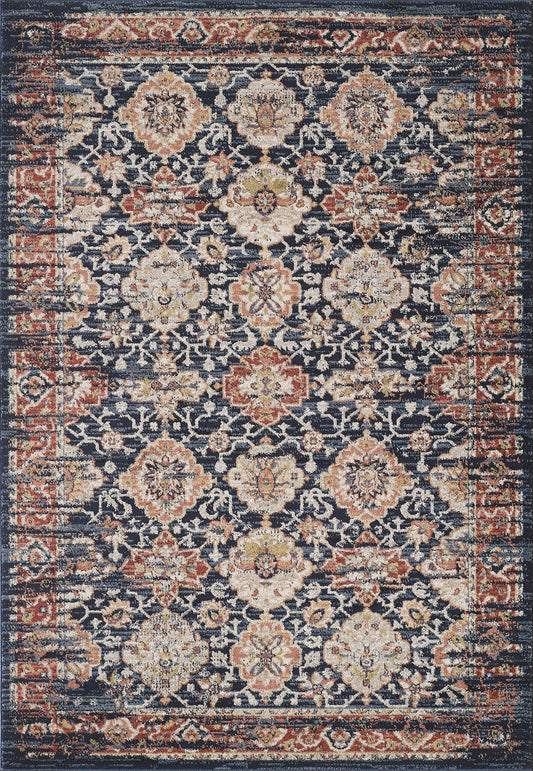 Navy Distressed Multi-Medallion