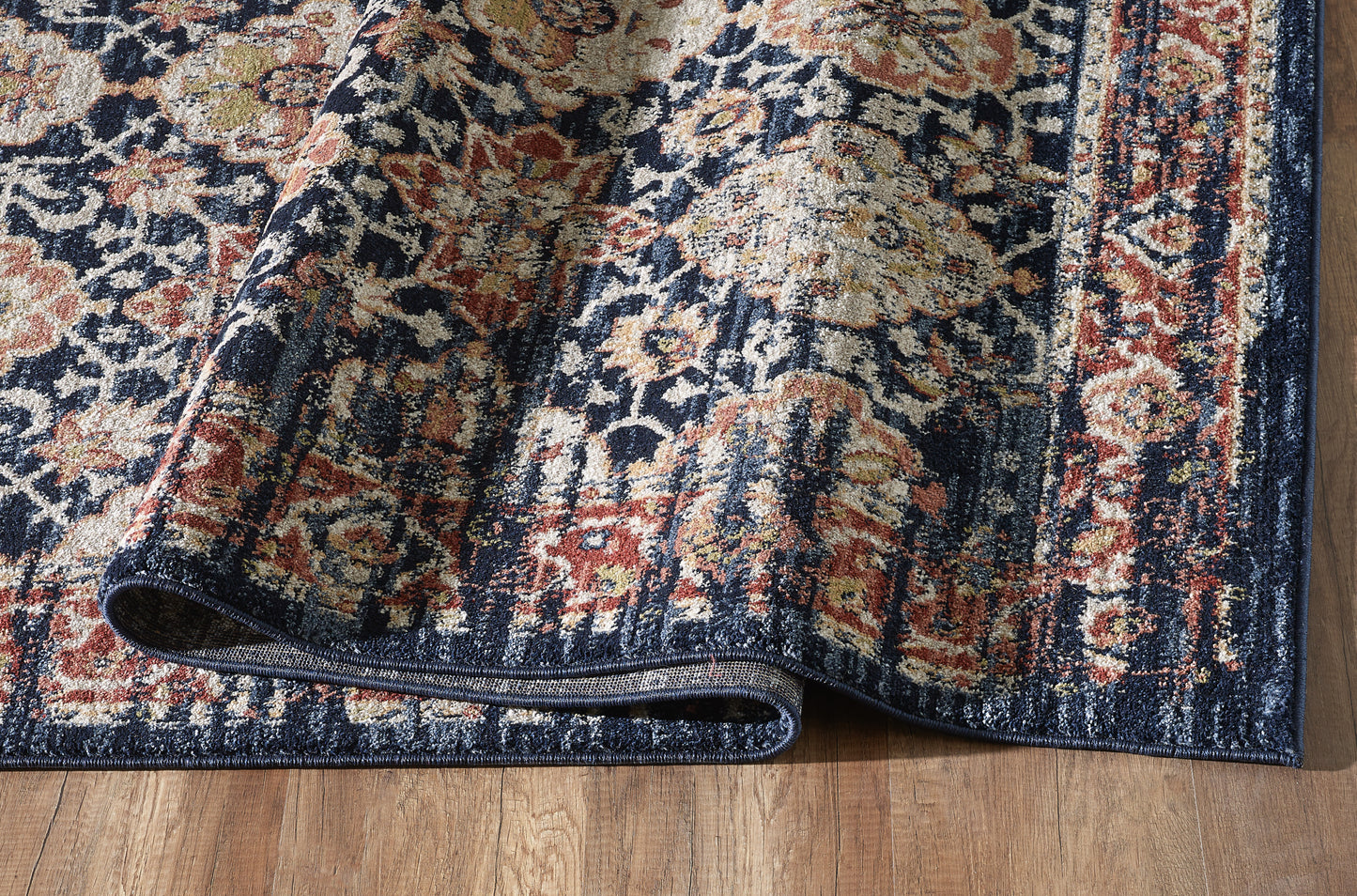 Navy Distressed Multi-Medallion