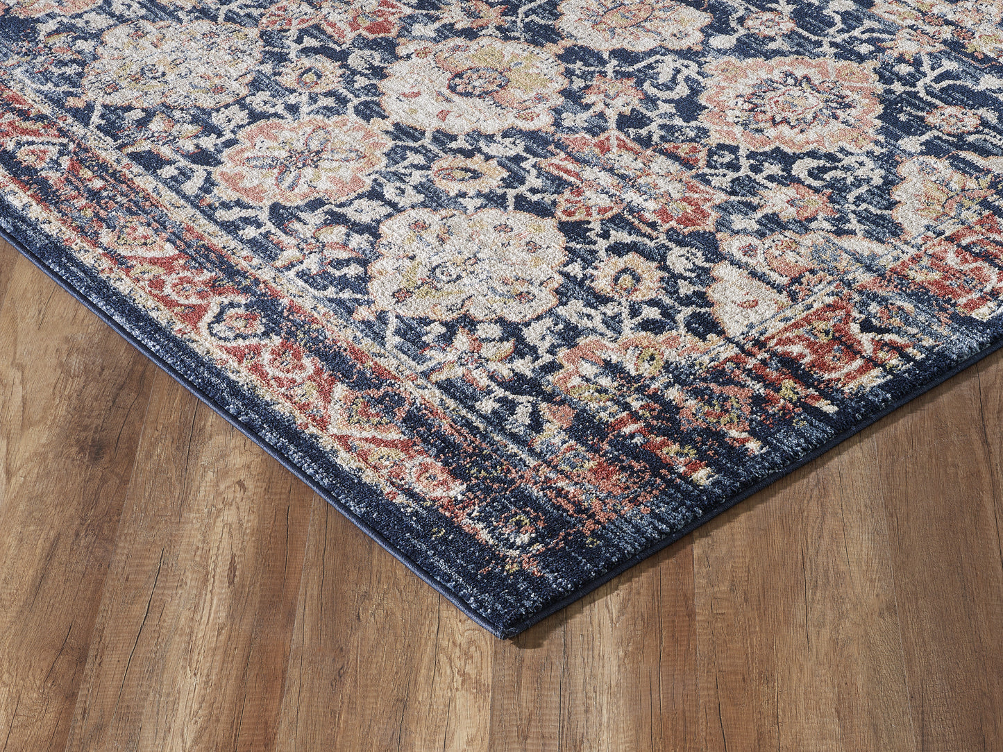 Navy Distressed Multi-Medallion