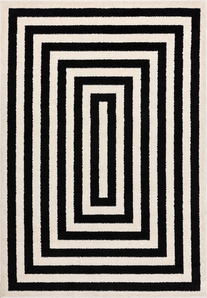 Black White Multi Rectangle