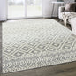 Ivory Grey Diamond Trellis