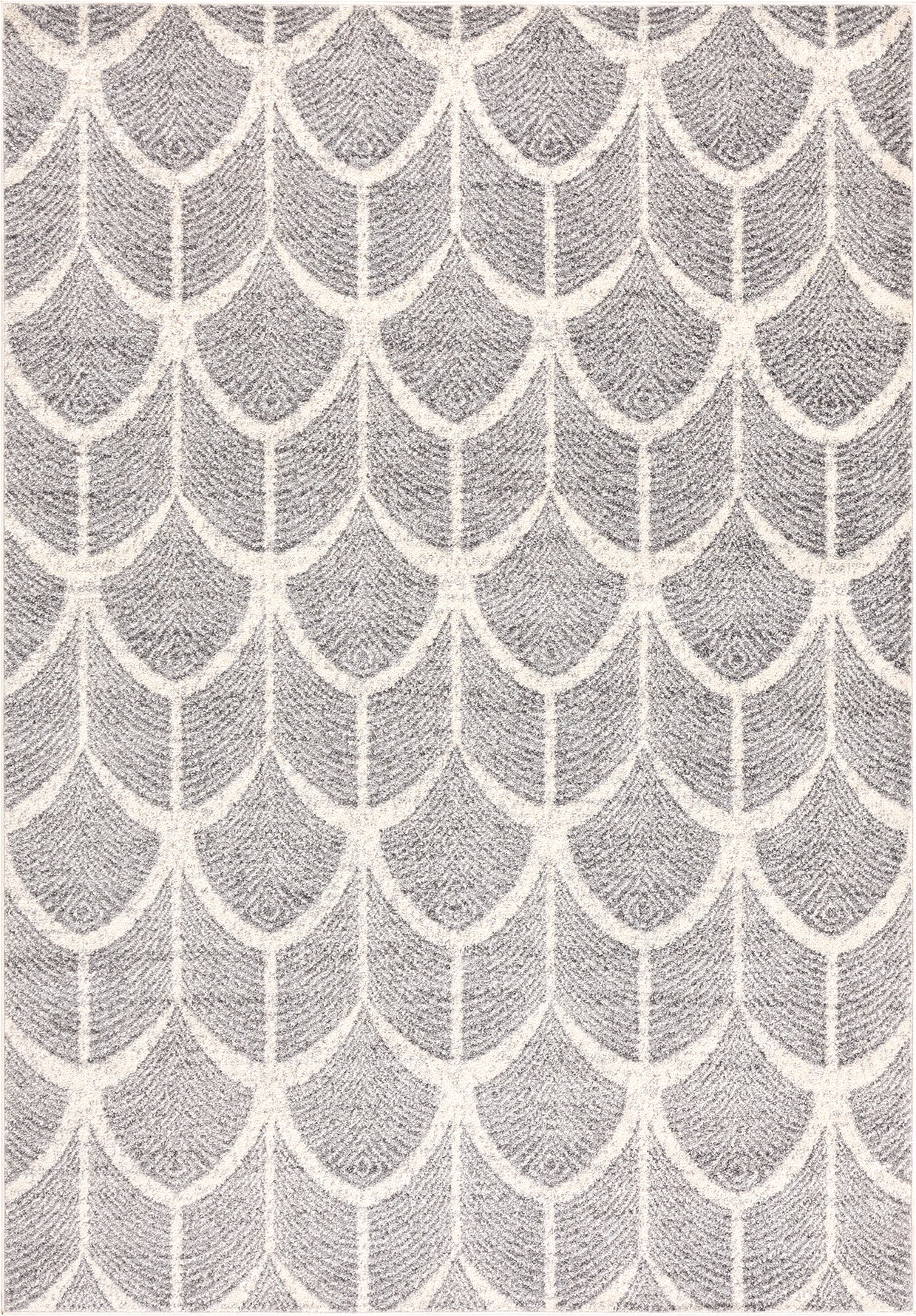 Beige Grey Leaf
