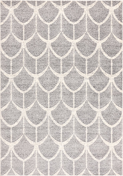 Beige Grey Leaf
