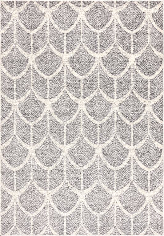 Beige Grey Leaf