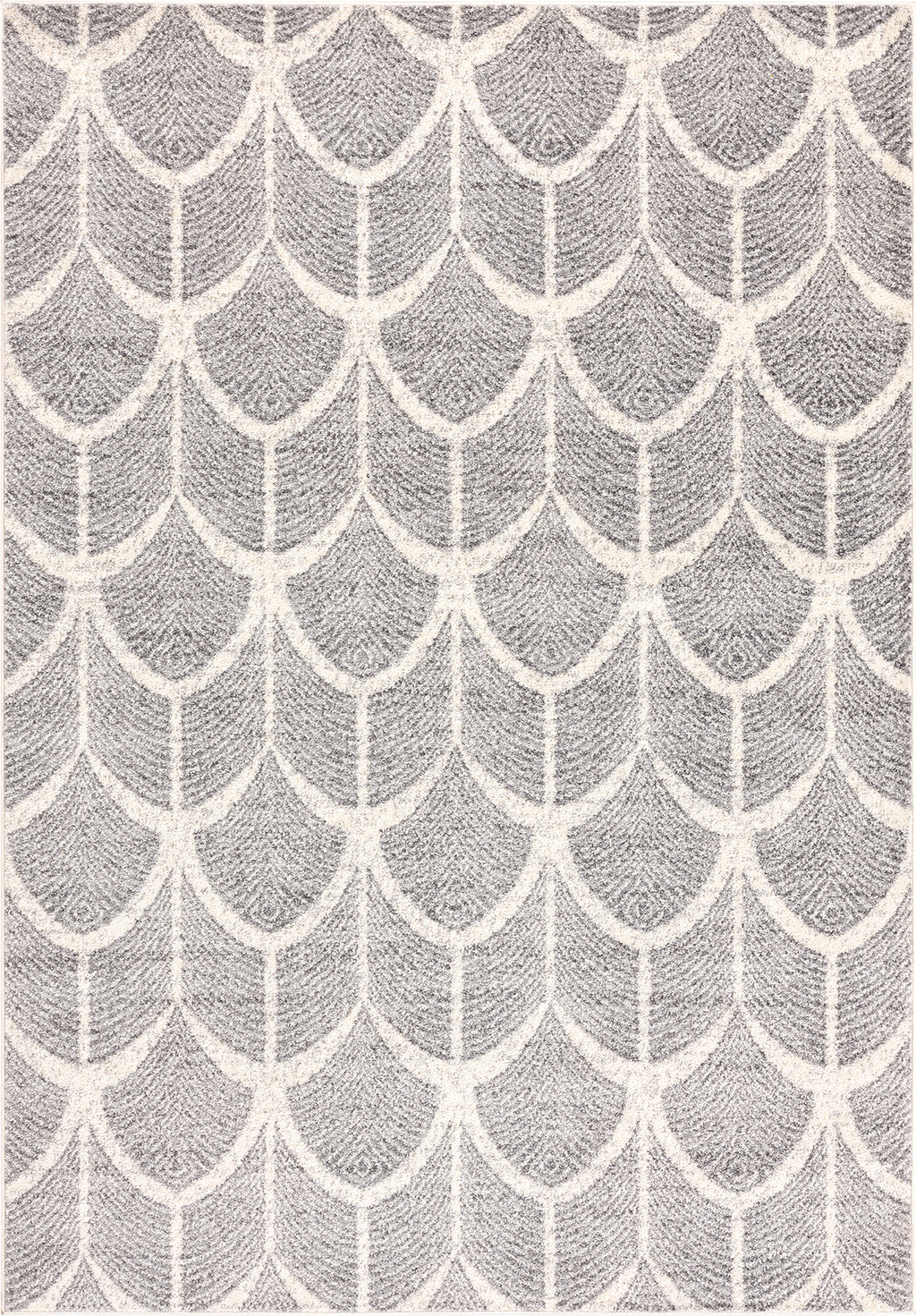 Beige Grey Leaf