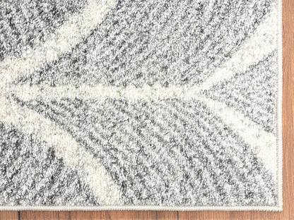 Beige Grey Leaf
