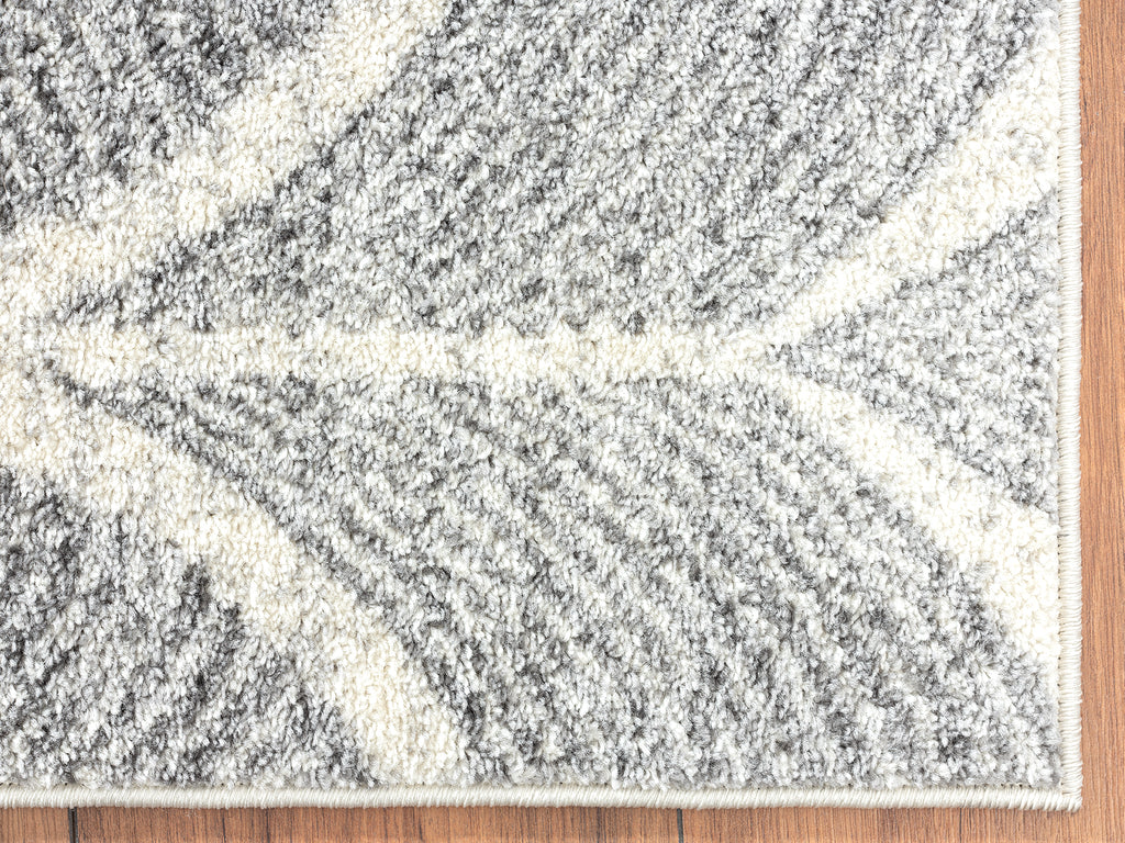 Beige Grey Leaf