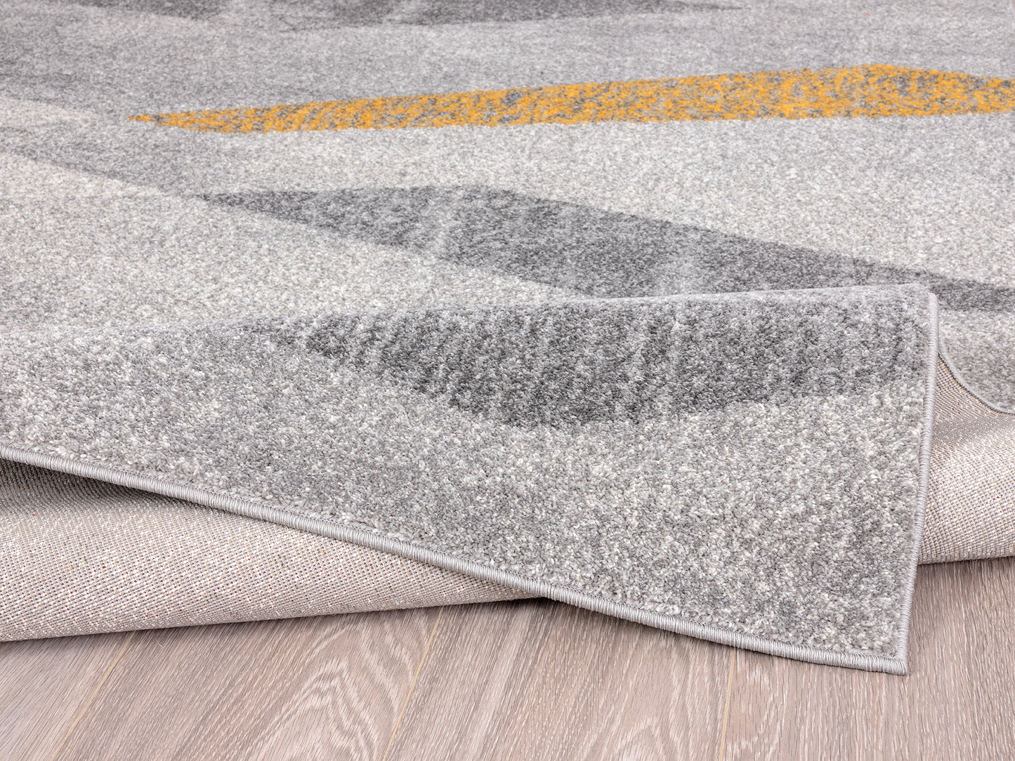 Multi Triangle Faded Yellow Grey
