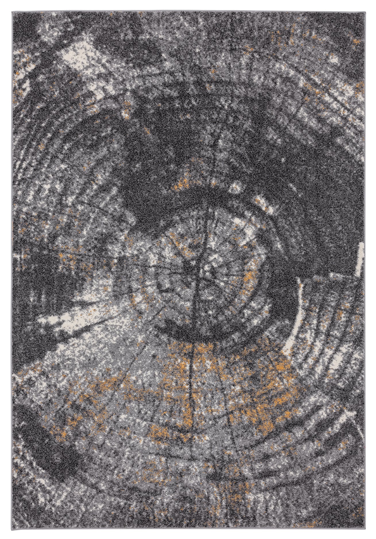 Grey Wood Fractured Rings 