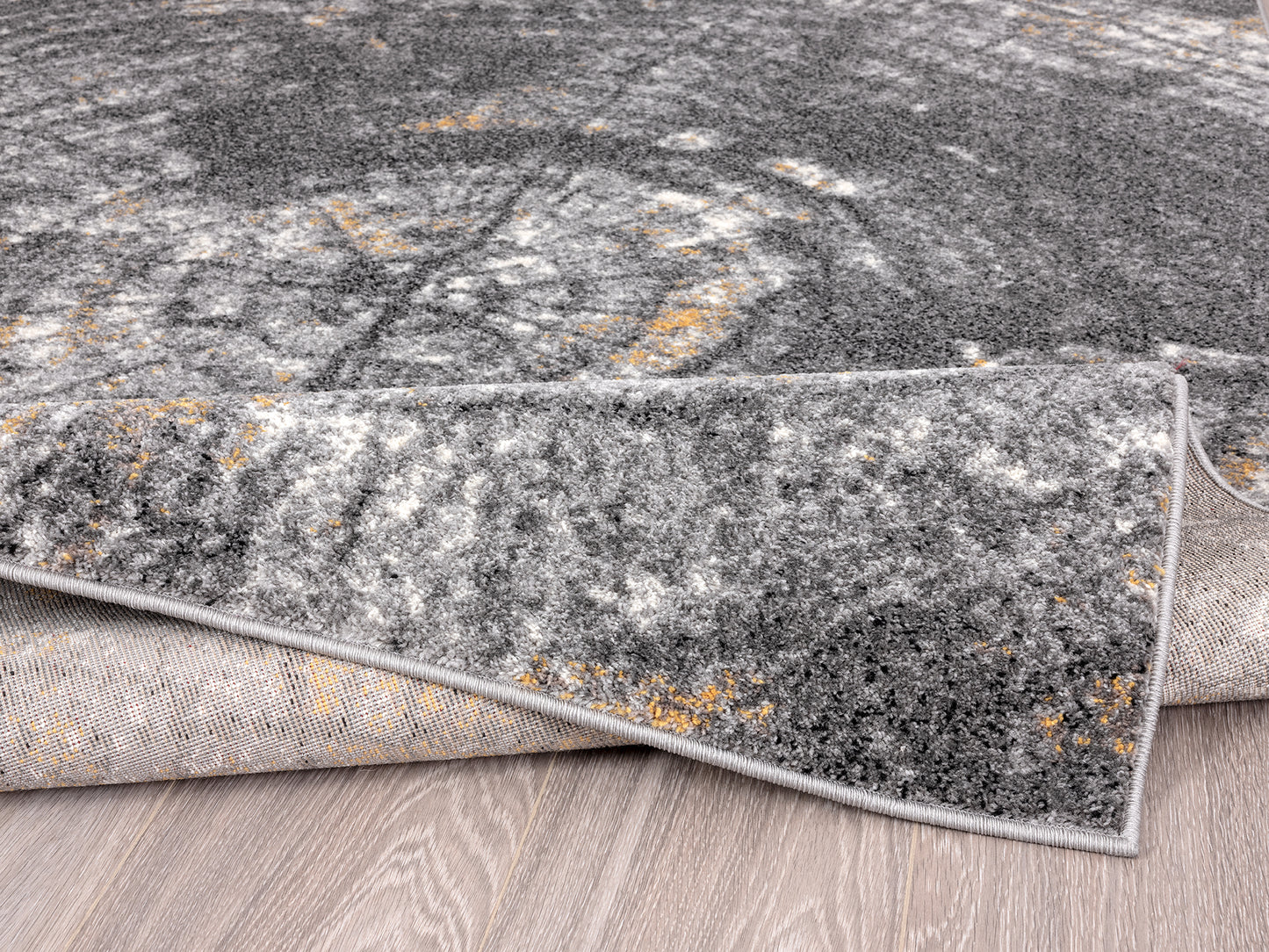 Grey Wood Fractured Rings