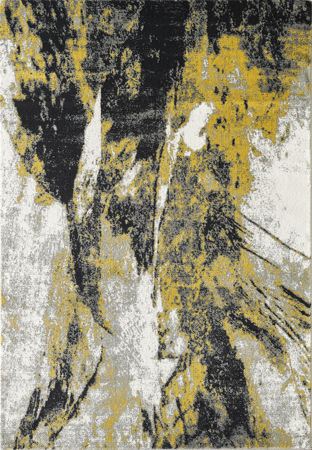 Modern Abstract Gold and Grey