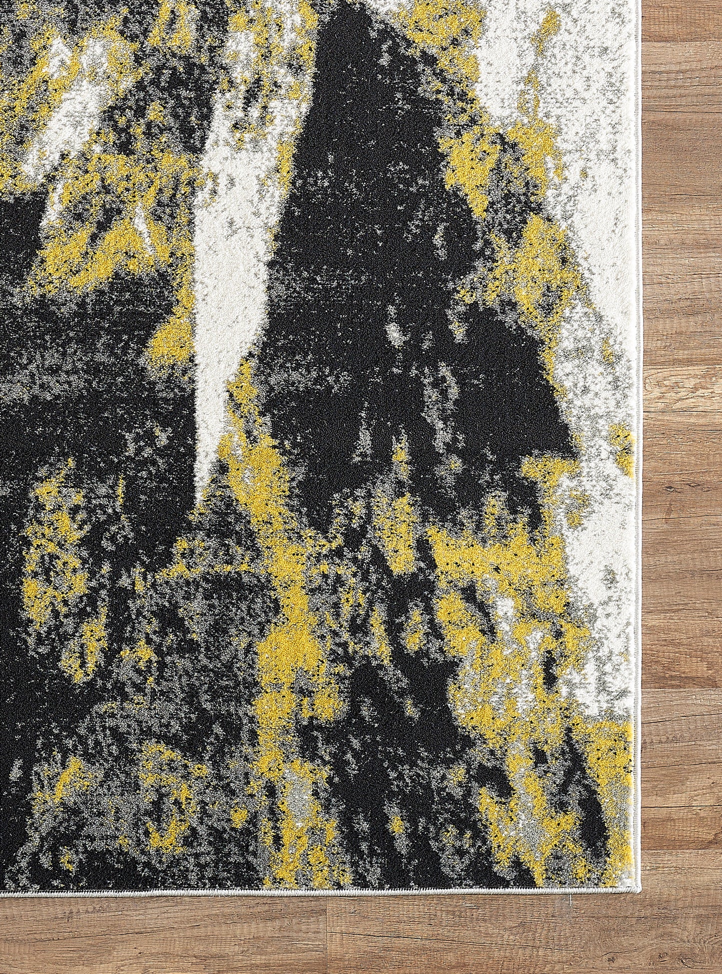 Modern Abstract Gold and Grey