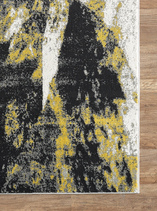 Modern Abstract Gold and Grey
