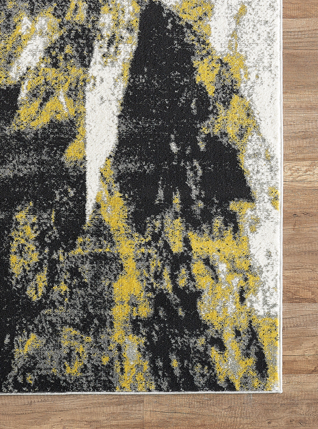 Modern Abstract Gold and Grey
