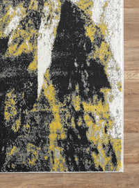 Modern Abstract Gold and Grey