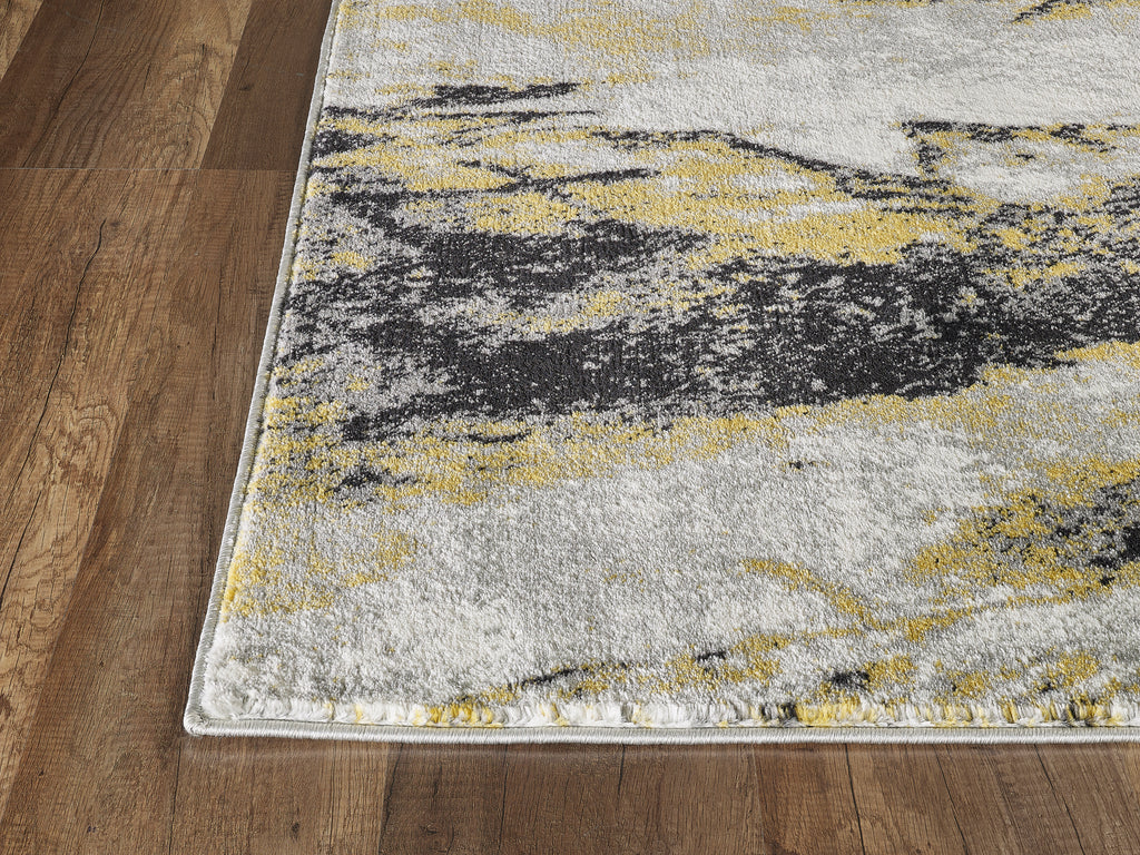 Modern Abstract Gold and Grey