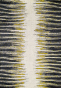 Abstract Striped Yellow and Grey