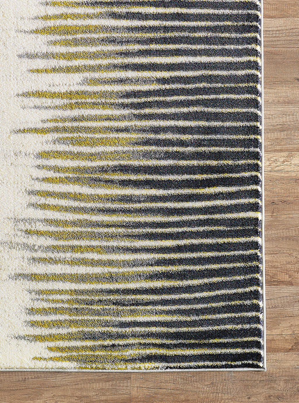 Abstract Striped Yellow and Grey