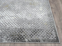 Grey Gold Mesh Modern