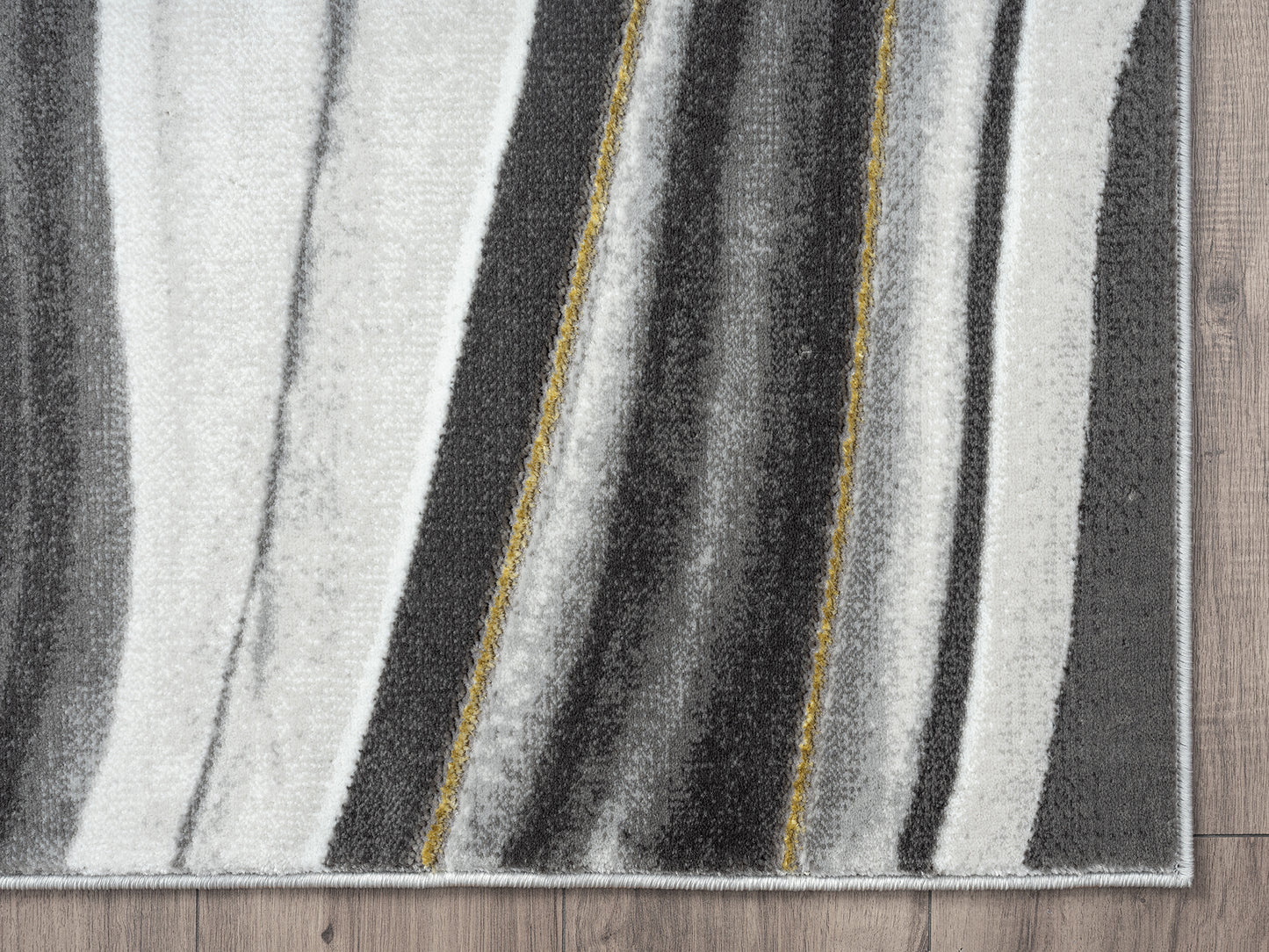 Grey Gold Line Art