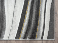 Grey Gold Line Art