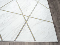 White Marble Gold Lines
