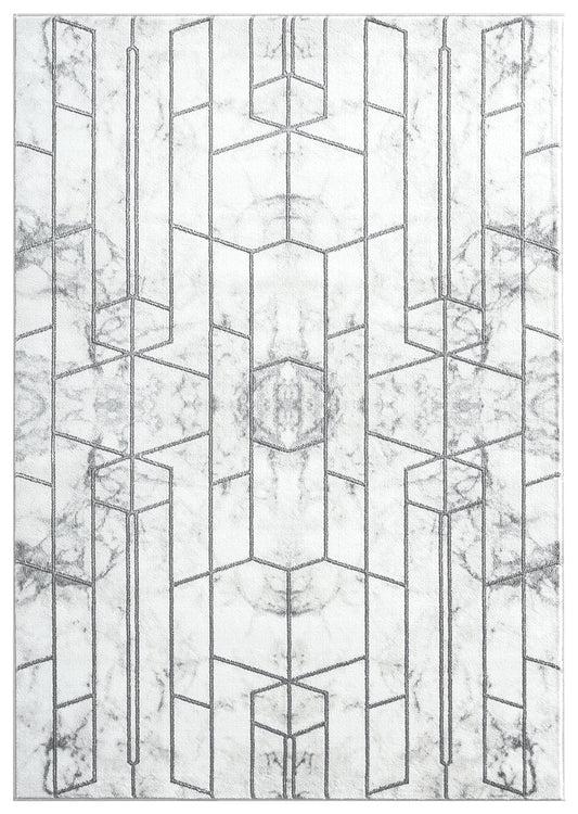 Marble Silver Geometric
