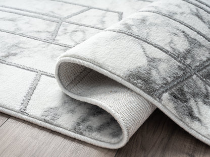Marble Silver Geometric