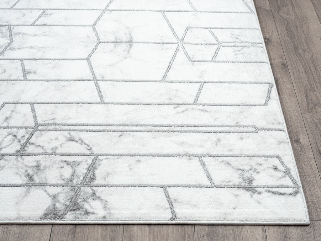 Marble Silver Geometric