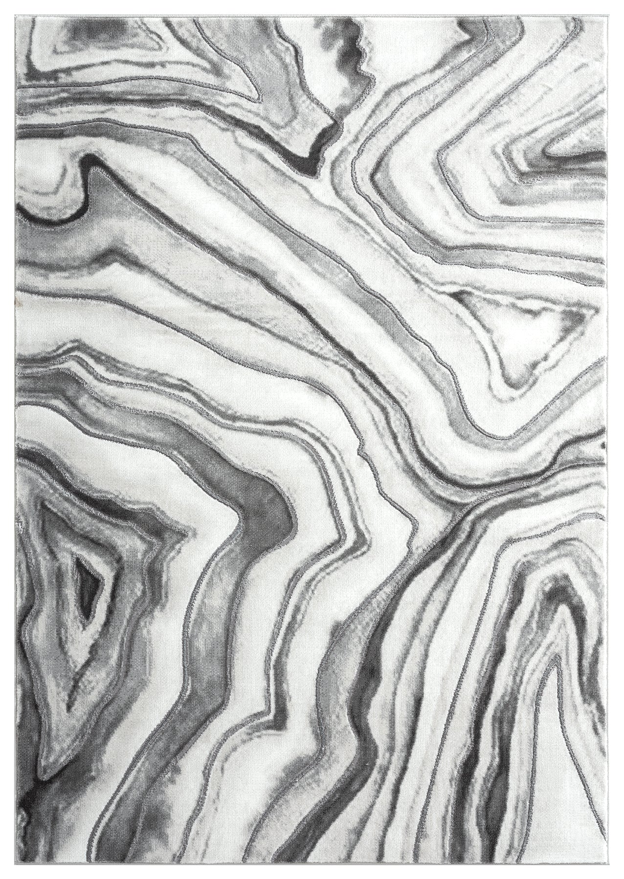 Grey Silver Kaleidescope Lines