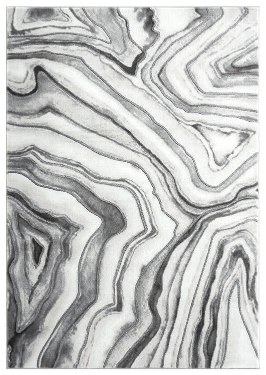 Grey Silver Kaleidescope Lines