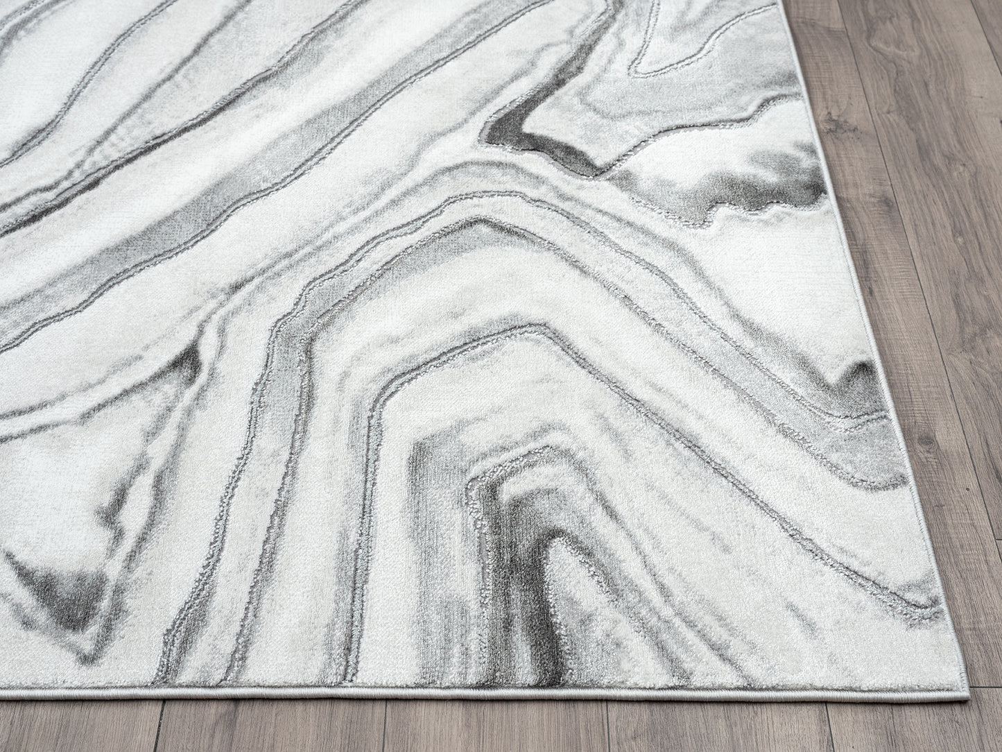 Grey Silver Kaleidescope Lines