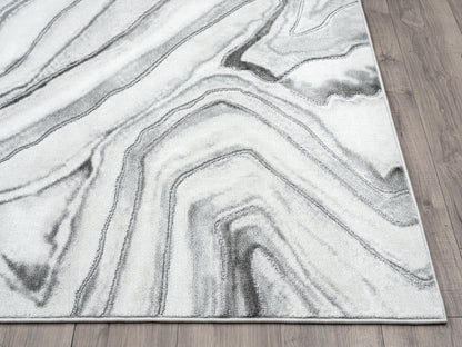 Grey Silver Kaleidescope Lines