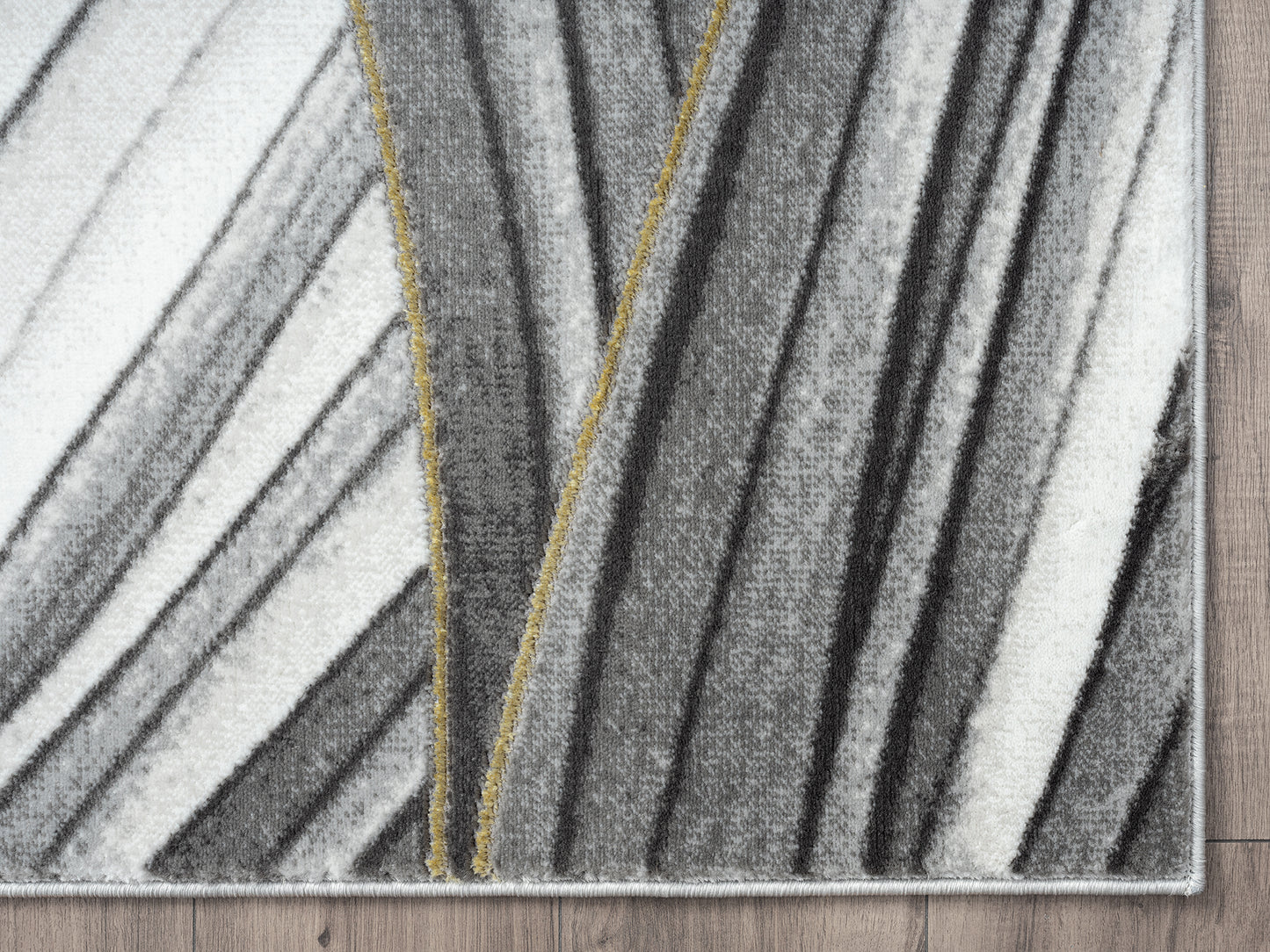 Grey Gold Waves