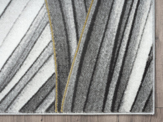 Grey Gold Waves