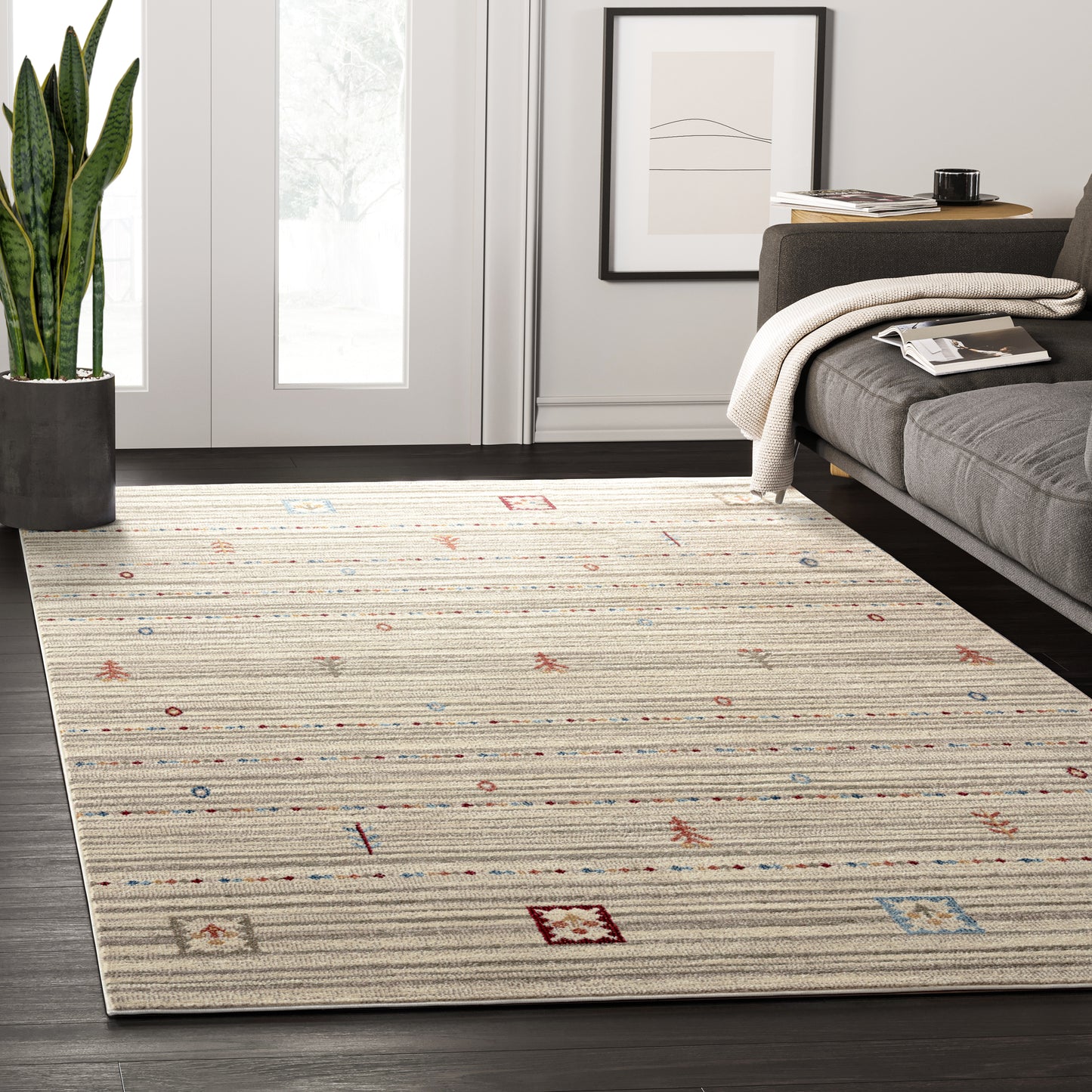 Beige Rug Tribal