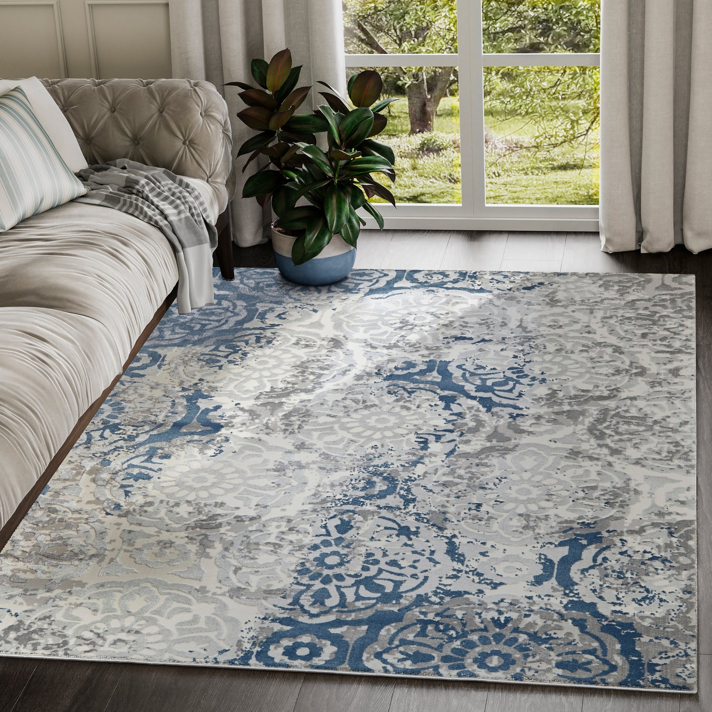 Grey Blue Contemporary