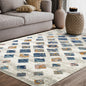 Southwest Orange and Blue Block