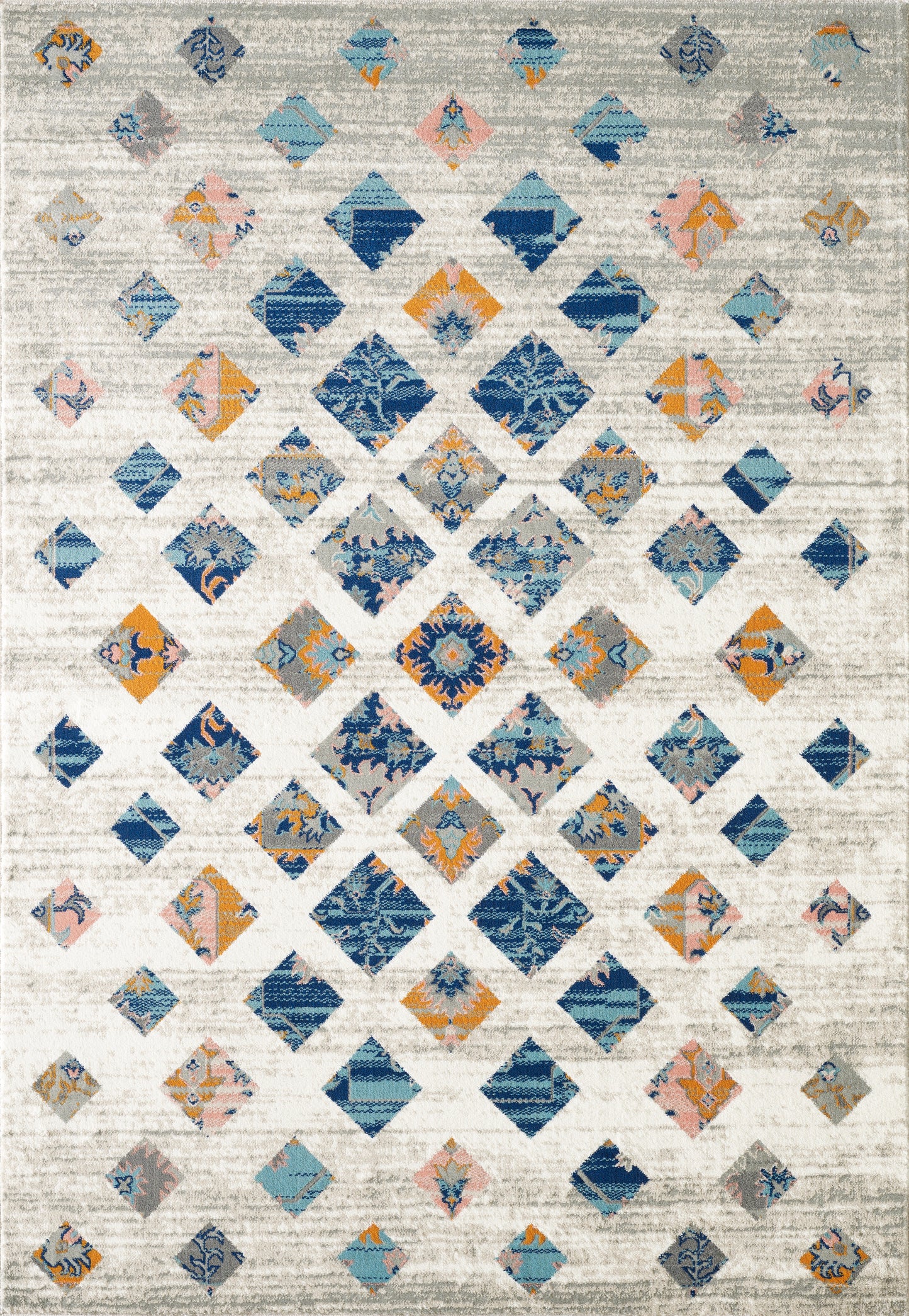 Southwest Orange and Blue Block