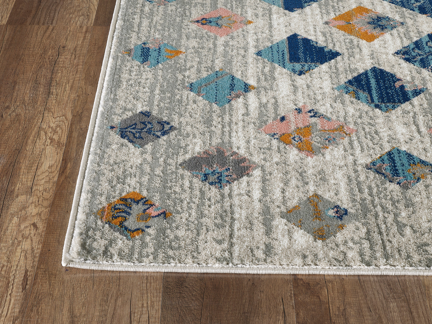 Southwest Orange and Blue Block
