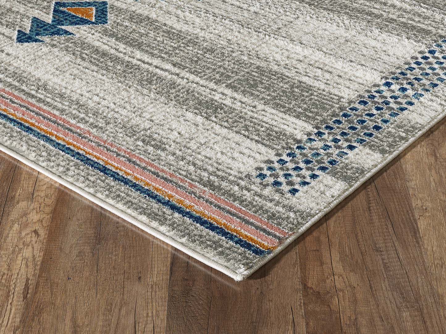 Southwestern Tribal Print Blue and Orange