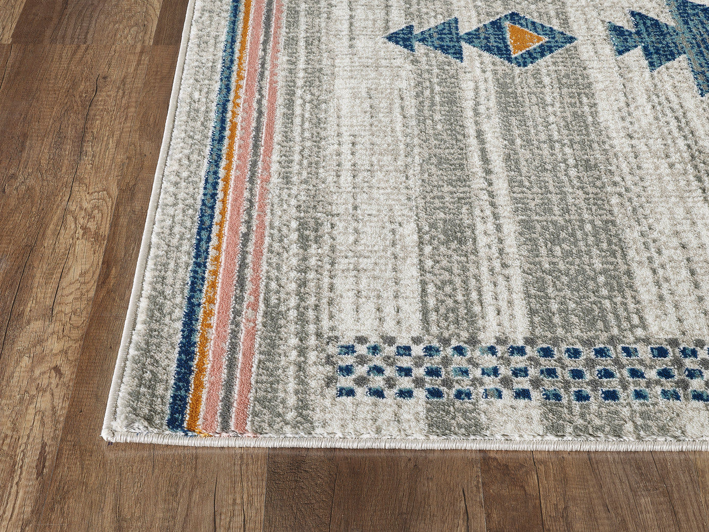 Southwestern Tribal Print Blue and Orange