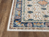  Traditional Medallion Ivory and Orange